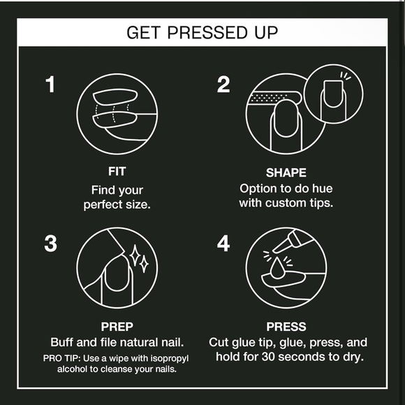 Little Black Onyx Dress | OPI On Point Instant Press-On Mani - Black - Picture 4 of 6